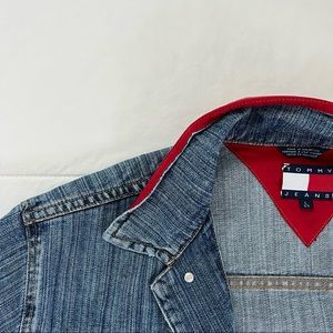 vintage tommy hilfiger denim jacket